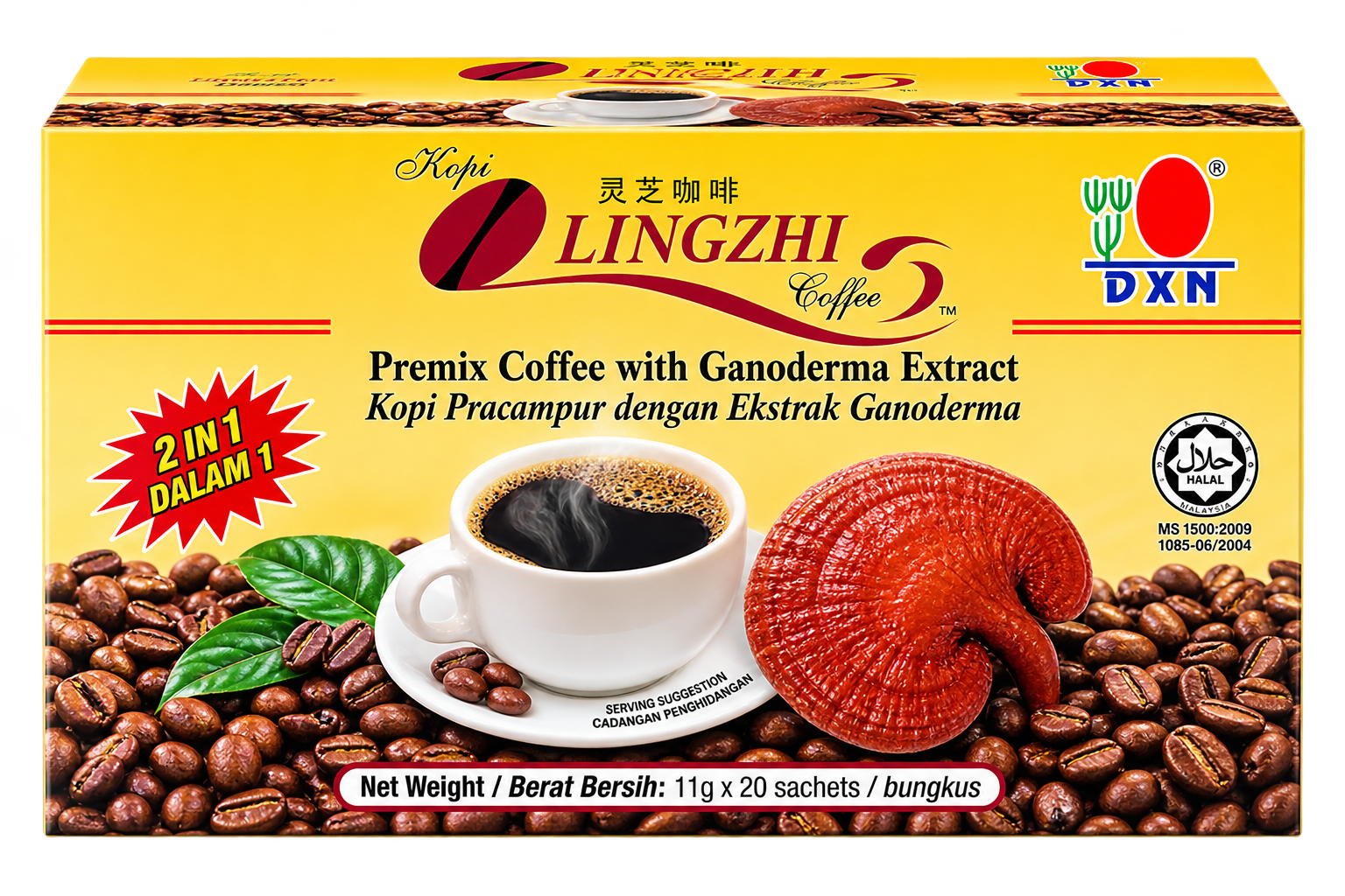 DXN Lingzhi Coffee 2 in 1 product image