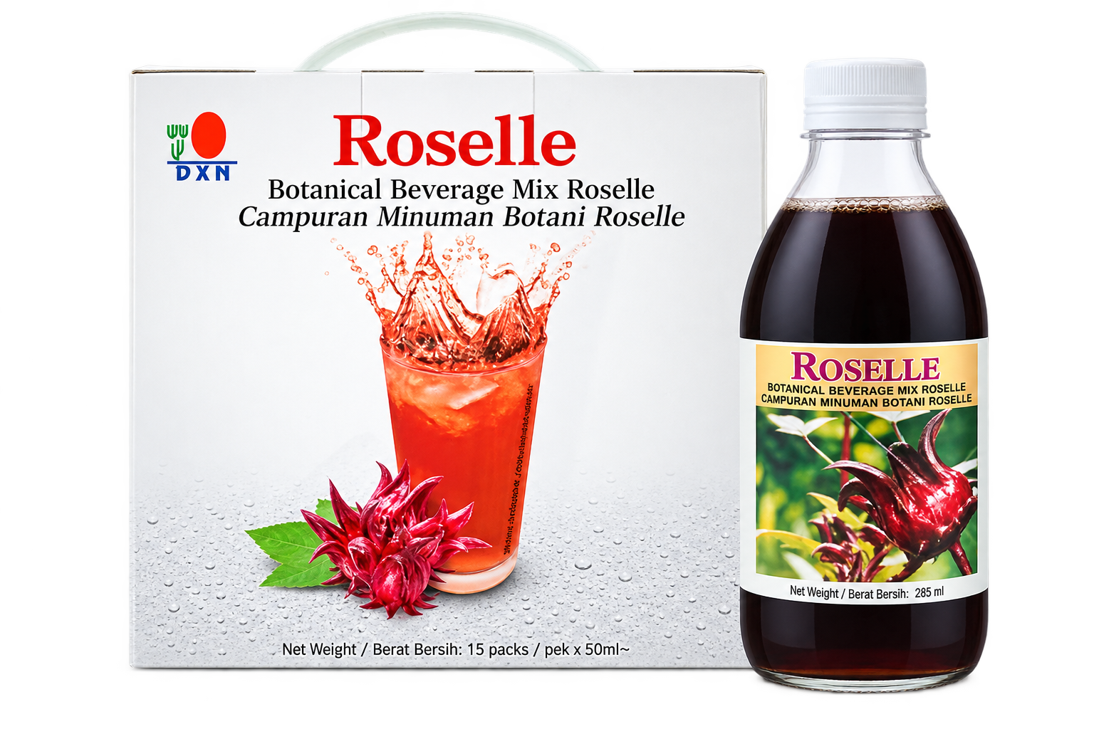 DXN Roselle Juice x 3 family pack product image